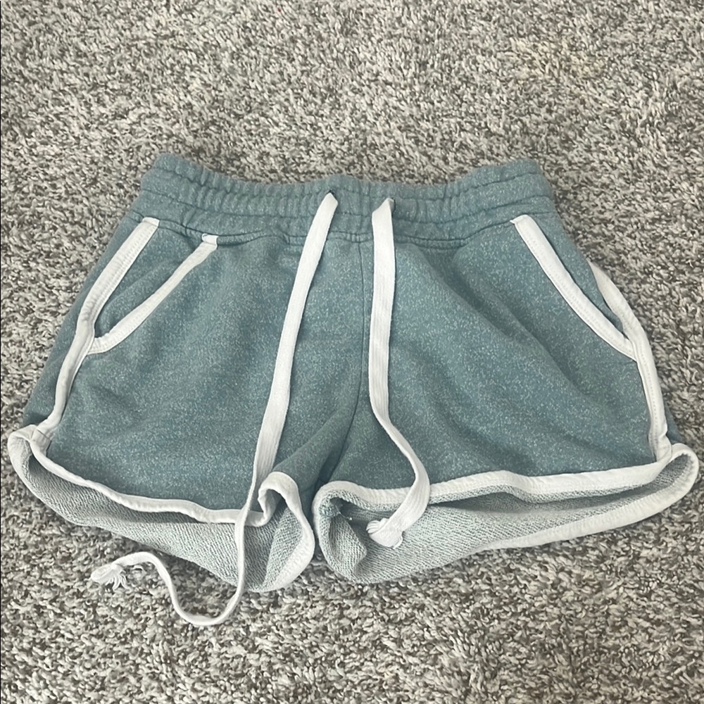 Reflex Blue Athletic Shorts with Elastic Waistband